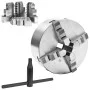 4-jaw self-centering lathe chuck 200 mm steel by vidaXL, Clamps and screws - Ref: Foro24-146712, Price: 231,63 €, Discount: %