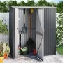 Cobertizo jardín acero galvanizado antracita 180,5x97x209,5 cm de vidaXL, Cobertizos - Ref: Foro24-150905, Precio: 204,76 €, ...