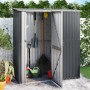 Cobertizo jardín acero galvanizado antracita 180,5x97x209,5 cm de vidaXL, Cobertizos - Ref: Foro24-150905, Precio: 218,14 €, ...