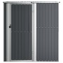 Cobertizo jardín acero galvanizado antracita 180,5x97x209,5 cm de vidaXL, Cobertizos - Ref: Foro24-150905, Precio: 218,14 €, ...