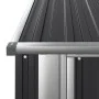 Cobertizo jardín acero galvanizado antracita 180,5x97x209,5 cm de vidaXL, Cobertizos - Ref: Foro24-150905, Precio: 204,76 €, ...