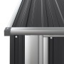 Cobertizo jardín acero galvanizado antracita 180,5x97x209,5 cm de vidaXL, Cobertizos - Ref: Foro24-150905, Precio: 218,14 €, ...
