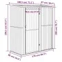 Cobertizo jardín acero galvanizado antracita 180,5x97x209,5 cm de vidaXL, Cobertizos - Ref: Foro24-150905, Precio: 204,76 €, ...