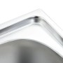 Fregadero de doble seno con colador y sifón de acero inoxidable de vidaXL, Fregaderos - Ref: Foro24-145074, Precio: 143,51 €,...