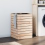 Cesto para la ropa sucia madera maciza de pino 44x44x66 cm de vidaXL, Cestas para ropa - Ref: Foro24-832317, Precio: 85,93 €,...