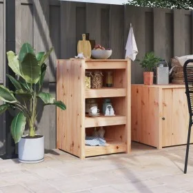 Mueble de cocina de exterior madera maciza de pino 55x55x92 cm de vidaXL, Armarios de cocina - Ref: Foro24-832341, Precio: 10...