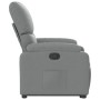 Sillón reclinable elevable de tela gris claro en Sillones | Comprar online en Foru.es
