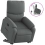 Sillón reclinable elevable de tela gris oscuro en Sillones | Comprar online en Foru.es