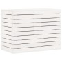 Cesto para la ropa sucia madera maciza pino blanco 88,5x44x66cm de vidaXL, Cestas para ropa - Ref: Foro24-832320, Precio: 119...