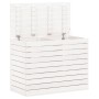 Cesto para la ropa sucia madera maciza pino blanco 88,5x44x66cm de vidaXL, Cestas para ropa - Ref: Foro24-832320, Precio: 119...