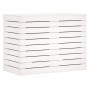 Cesto para la ropa sucia madera maciza pino blanco 88,5x44x66cm de vidaXL, Cestas para ropa - Ref: Foro24-832320, Precio: 119...