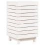 Cesto para la ropa sucia madera maciza pino blanco 44x44x76 cm de vidaXL, Cestas para ropa - Ref: Foro24-832322, Precio: 80,4...