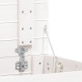 Cesto para la ropa sucia madera maciza pino blanco 44x44x76 cm de vidaXL, Cestas para ropa - Ref: Foro24-832322, Precio: 80,4...