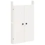 Puertas de cocina exterior 2 uds madera pino blanco 50x9x82 cm de vidaXL, Puertas de armarios - Ref: Foro24-832360, Precio: 5...