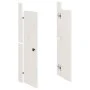 Puertas de cocina exterior 2 uds madera pino blanco 50x9x82 cm de vidaXL, Puertas de armarios - Ref: Foro24-832360, Precio: 5...