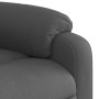 Sillón reclinable elevable de tela gris oscuro en Sillones | Comprar online en Foru.es