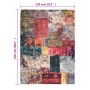 Alfombra lavable antideslizante patchwork multicolor 150x230 cm de vidaXL, Alfombras - Ref: Foro24-373995, Precio: 41,90 €, D...