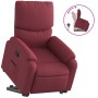Sillón reclinable elevable tela rojo tinto en Sillones | Comprar online en Foru.es