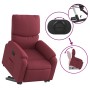 Sillón reclinable elevable tela rojo tinto en Sillones | Comprar online en Foru.es