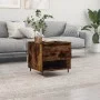Mesa de centro madera de ingeniería roble ahumado 50x46x50 cm de vidaXL, Mesas de centro - Ref: Foro24-830902, Precio: 36,19 ...