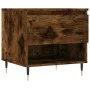 Mesa de centro madera de ingeniería roble ahumado 50x46x50 cm de vidaXL, Mesas de centro - Ref: Foro24-830902, Precio: 36,19 ...
