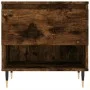 Mesa de centro madera de ingeniería roble ahumado 50x46x50 cm de vidaXL, Mesas de centro - Ref: Foro24-830902, Precio: 36,19 ...