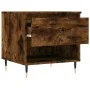 Mesa de centro madera de ingeniería roble ahumado 50x46x50 cm de vidaXL, Mesas de centro - Ref: Foro24-830902, Precio: 36,19 ...