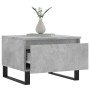 Mesas centro 2 uds madera ingeniería gris hormigón 50x46x35 cm de vidaXL, Mesas de centro - Ref: Foro24-830885, Precio: 64,06...