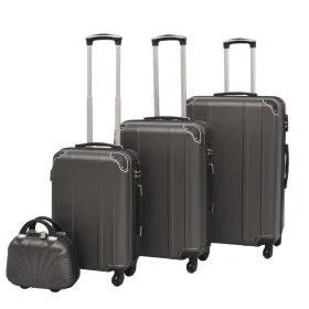 Set aus starren Koffern, vier anthrazitfarbene Einheiten von vidaXL, Koffer - Ref: Foro24-91195, Preis: 154,11 €, Rabatt: %