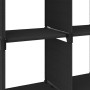 Estantería de 6 cubos de tela negra 103x30x72,5 cm de vidaXL, Librerías y estanterías - Ref: Foro24-322606, Precio: 27,90 €, ...