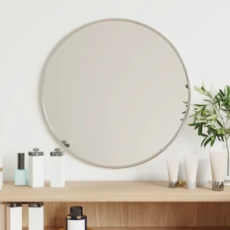 Espejo de pared redondo plateado Ø 40 cm de vidaXL, Espejos - Ref: Foro24-348175, Precio: 30,95 €, Descuento: %