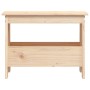 Banco de recibidor madera maciza de pino 60x28x45 cm de vidaXL, Bancos para recibidores y almacenamiento - Ref: Foro24-837385...