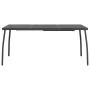 Juego de comedor de jardín 9 pzas malla metálica gris antracita de vidaXL, Conjuntos de jardín - Ref: Foro24-3211815, Precio:...