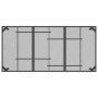 Juego de comedor de jardín 7 pzas malla metálica gris antracita de vidaXL, Conjuntos de jardín - Ref: Foro24-3211822, Precio:...