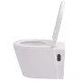 Inodoro de montaje en pared de cerámica blanco de vidaXL, Baños - Ref: Foro24-244270, Precio: 140,35 €, Descuento: %