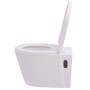 Inodoro de montaje en pared de cerámica blanco de vidaXL, Baños - Ref: Foro24-244270, Precio: 135,40 €, Descuento: %