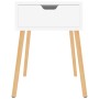 Mesitas de noche 2 uds madera contrachapada blanco 40x40x56 cm de vidaXL, Mesitas de noche - Ref: Foro24-326796, Precio: 97,3...