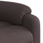 Sillón reclinable elevable tela marrón oscuro en Sillones | Comprar online en Foru.es