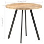 Mesa de comedor de madera de mango rugosa 80 cm en Mesas de comedor | Comprar online en Foru.es