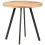 Mesa de comedor de madera de mango rugosa 80 cm en Mesas de comedor | Comprar online en Foru.es