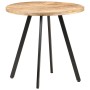 Mesa de comedor de madera de mango rugosa 80 cm en Mesas de comedor | Comprar online en Foru.es
