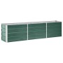 Arriate de jardín de acero galvanizado verde 240x40x45 cm de vidaXL, Maceteros y jardineras - Ref: Foro24-47045, Precio: 58,7...