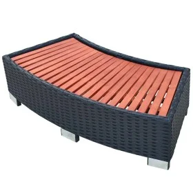 Step for whirlpool bathtub poly rattan 92x45x25 cm black by vidaXL, Pool stairs and ramps - Ref: Foro24-42700, Price: 90,45 €...