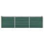 Arriate de jardín de acero galvanizado verde 240x40x45 cm de vidaXL, Maceteros y jardineras - Ref: Foro24-47045, Precio: 58,7...