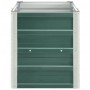 Arriate de jardín de acero galvanizado verde 240x40x45 cm de vidaXL, Maceteros y jardineras - Ref: Foro24-47045, Precio: 58,7...