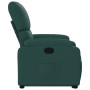 Sillón reclinable elevable tela verde oscuro en Sillones | Comprar online en Foru.es