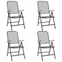 Juego de comedor de jardín 5 pzas malla metálica gris antracita de vidaXL, Conjuntos de jardín - Ref: Foro24-3211819, Precio:...