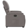 Sillón reclinable elevable tela gris taupe en Sillones | Comprar online en Foru.es