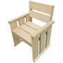 Set de comedor de jardín 5 pzas madera de pino impregnada de vidaXL, Conjuntos de jardín - Ref: Foro24-43261, Precio: 386,21 ...