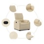 Sillón reclinable elevable de tela color crema en Sillones | Comprar online en Foru.es